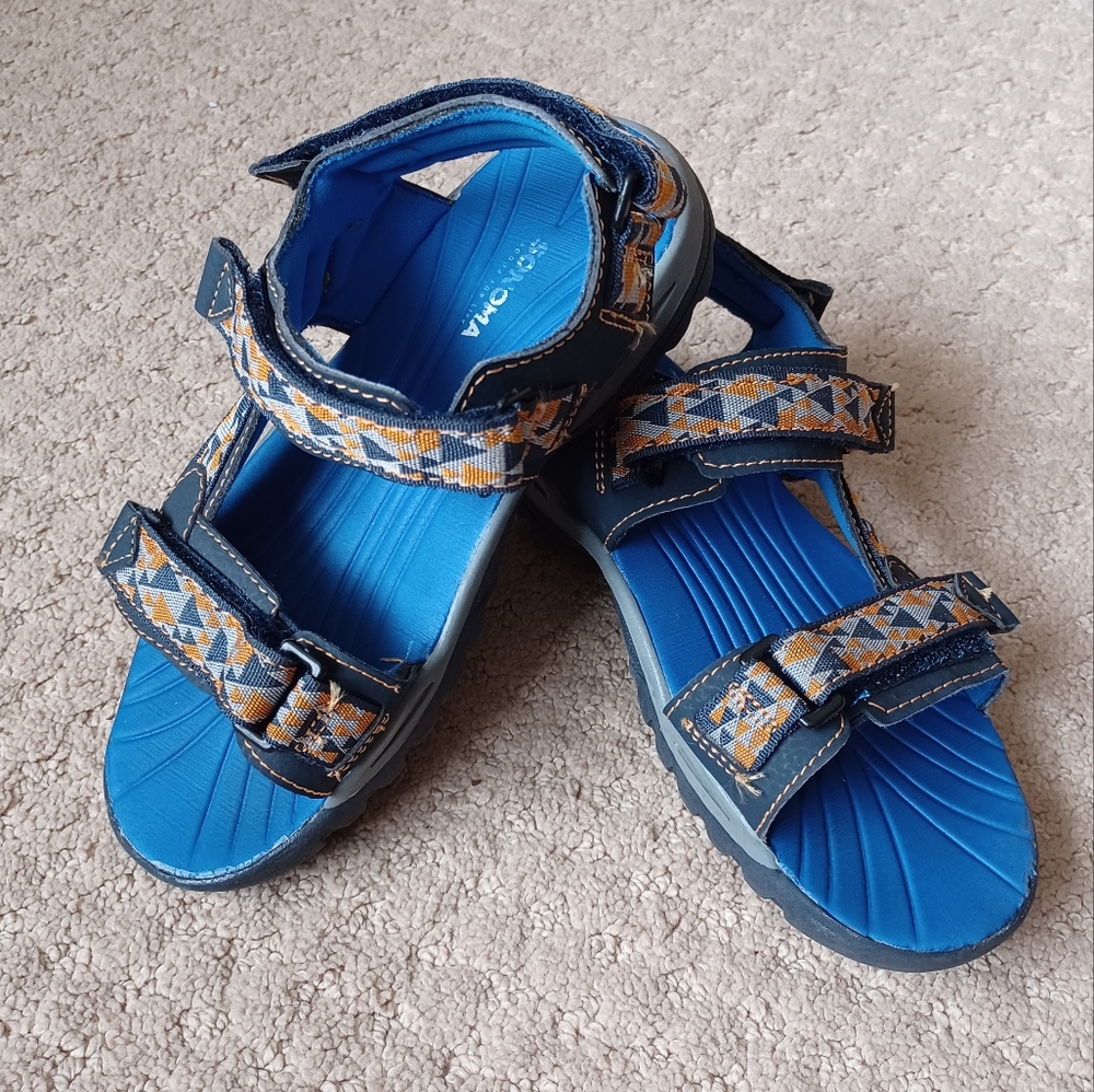 Boy's Sonoma Reflect Sandals- blue/orange (2Y)